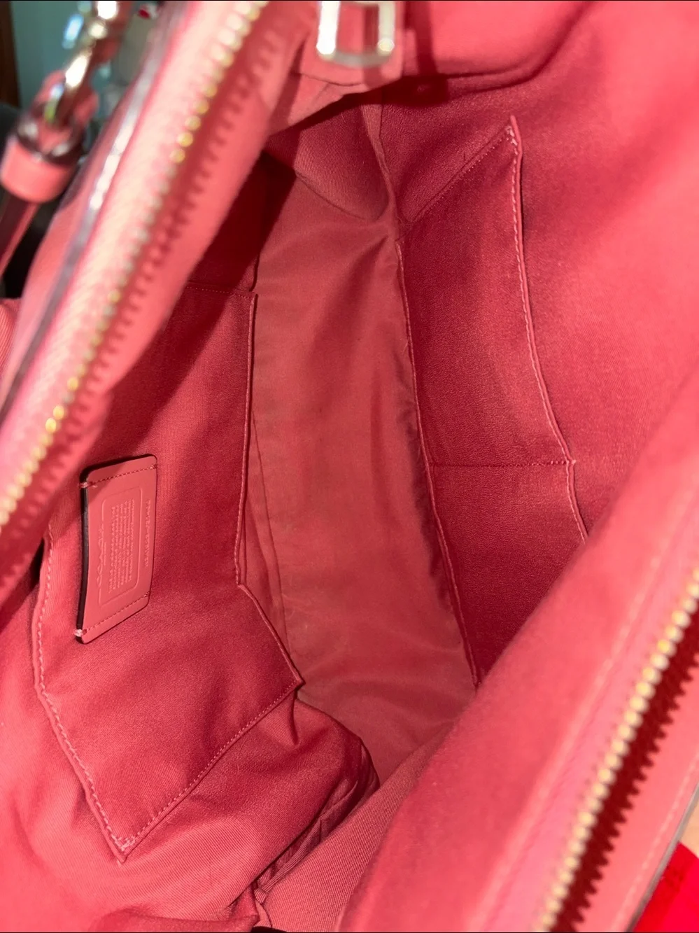 Coach Elle hobo bag  shoulder bag  satchel  pebble Leather dusty Rose/Silvertone